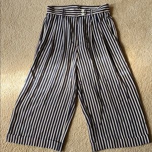 Striped Pants With Pockets
